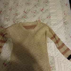 Cream and pink jumper